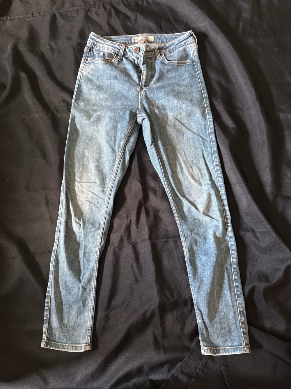 Topshop Jaime Light Blue Skinny Jeans - Classic Fit